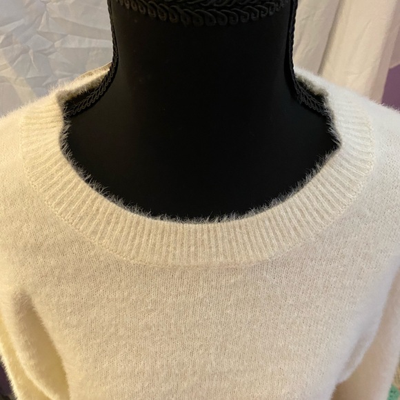 Divided Soft Cream Women's Sweater - Picture 10 of 10